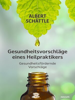 cover image of Gesundheitsvorschläge eines Heilpraktikers
